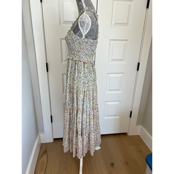 ASTR The Label Midsummer Floral smocked Tiered Maxi midi Dress - Picture 5 of 7